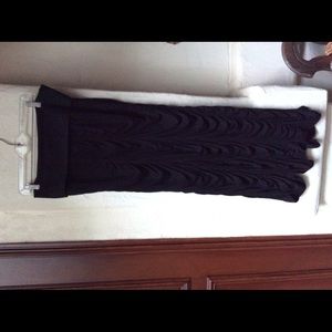 XCVI LARGE BLACK LONG SKIRT